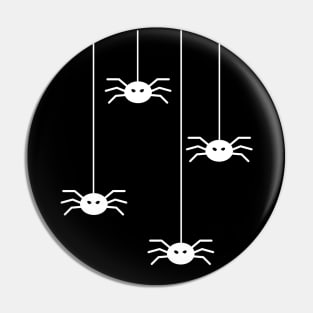 Scary Spiders Pattern Pin