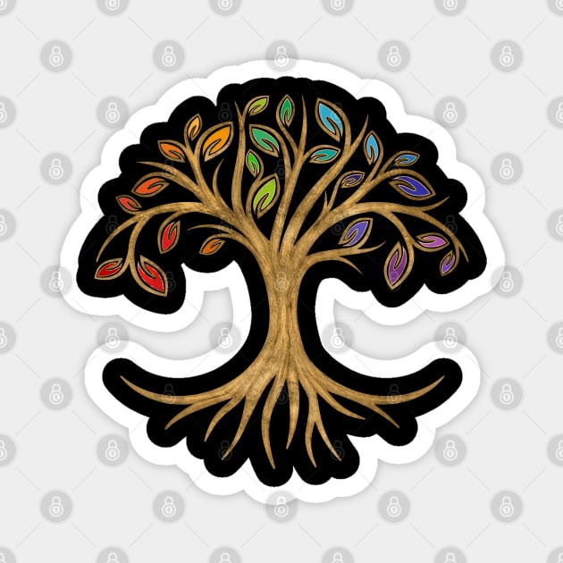 Tree of Life - Yggdrasil Magnet by Nartissima