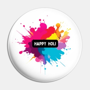 Happy Holi Pin