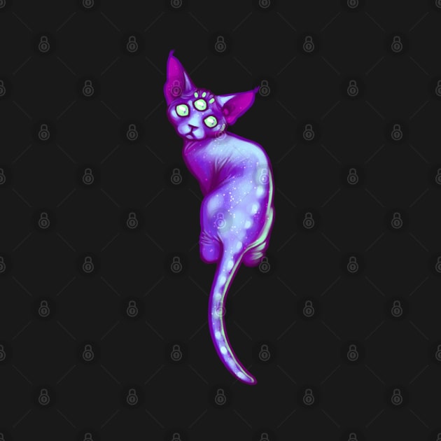 Galaxy Cat by hollowedskin