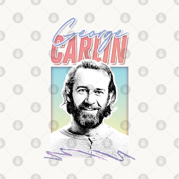 George Carlin / Retro Style Aesthetic Design by DankFutura