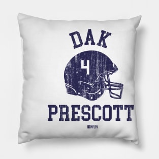 Dak Prescott Dallas Helmet Font Pillow