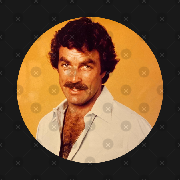 Cool Pose Tom Selleck - Tom Selleck - T-Shirt | TeePublic