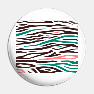 Zebra Stripes Pin