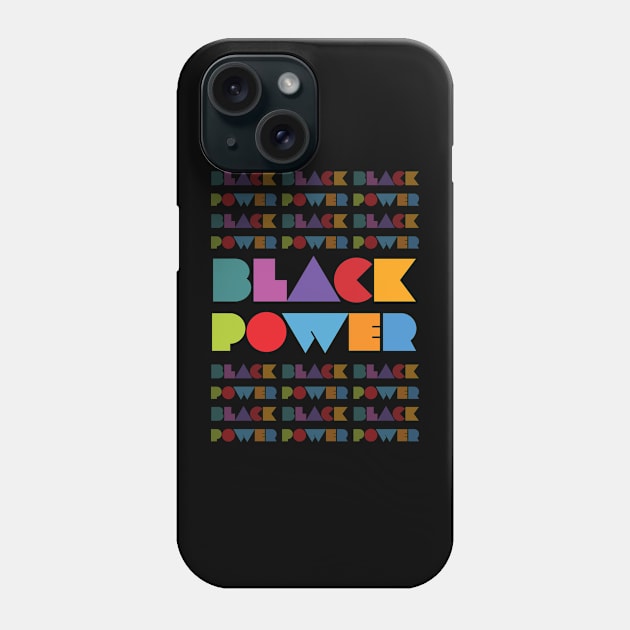 BLACK POWER Phone Case by ZUNAIRA