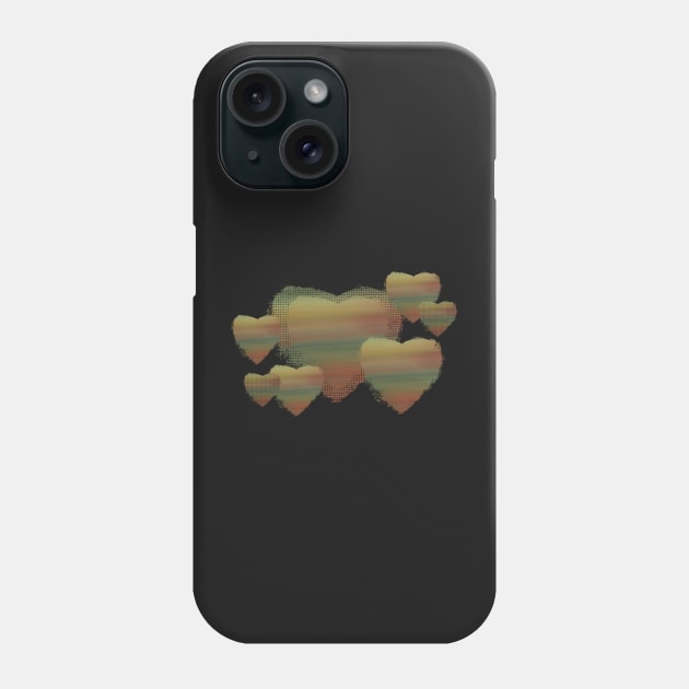 Rainbow Hearts Phone Case by Whisperingpeaks