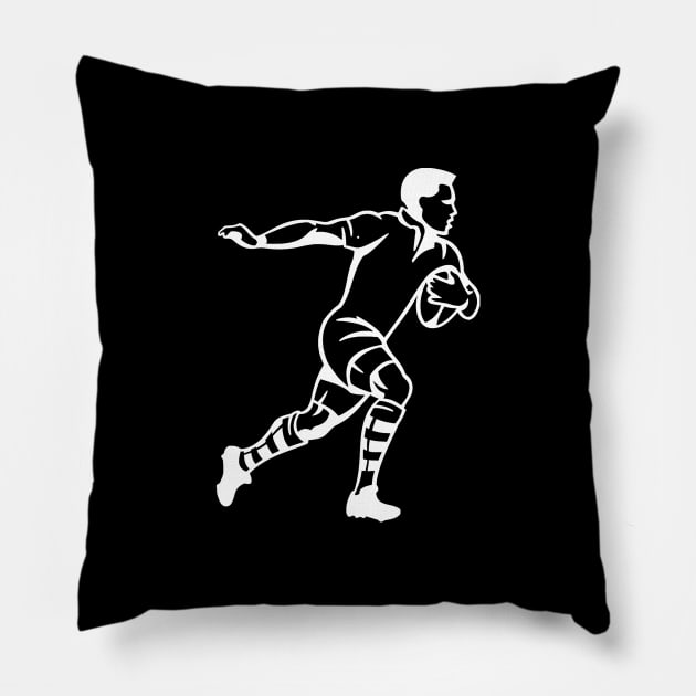 rugby style Pillow by baikteman