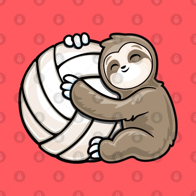 Baby Sloth volleyball player by PnJ