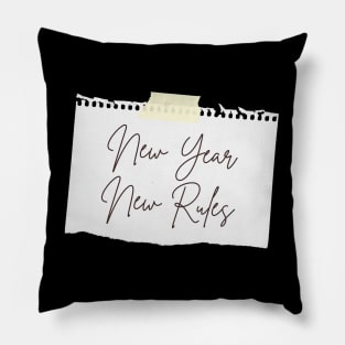 New Year New Rules Pillow