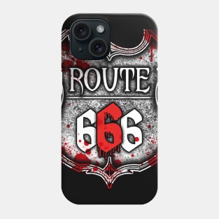 Route 666 I Road to Hell I Satanic  product Phone Case