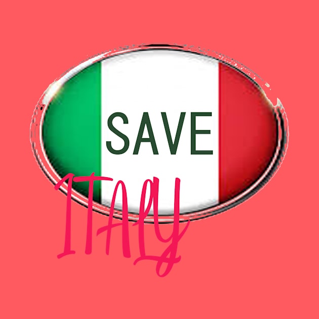 SAVE ITALY - ITALY - ITALIAN - ITALIAN FLAG - SERIE A - FOOTBALL - CORONA by Mbah_Kasiyo_SHOP