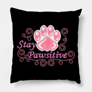 Stay Pawsitive Pillow