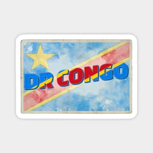 Democratic Republic of the Congo vintage style retro souvenir Magnet