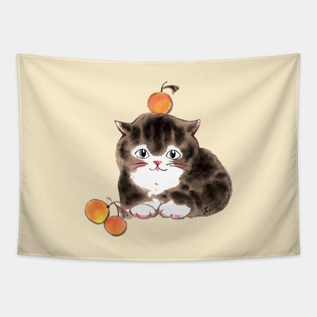 Fortune cat Tapestry by juliewu