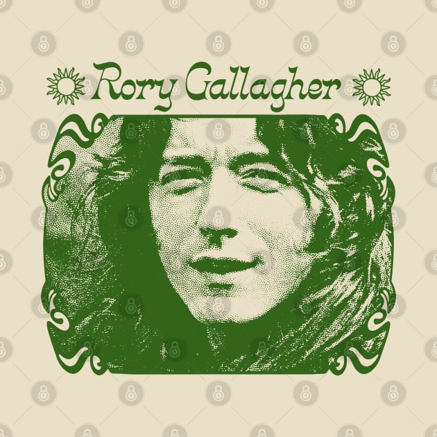 Rory Gallagher /// Retro Tribute Fanart Design by DankFutura