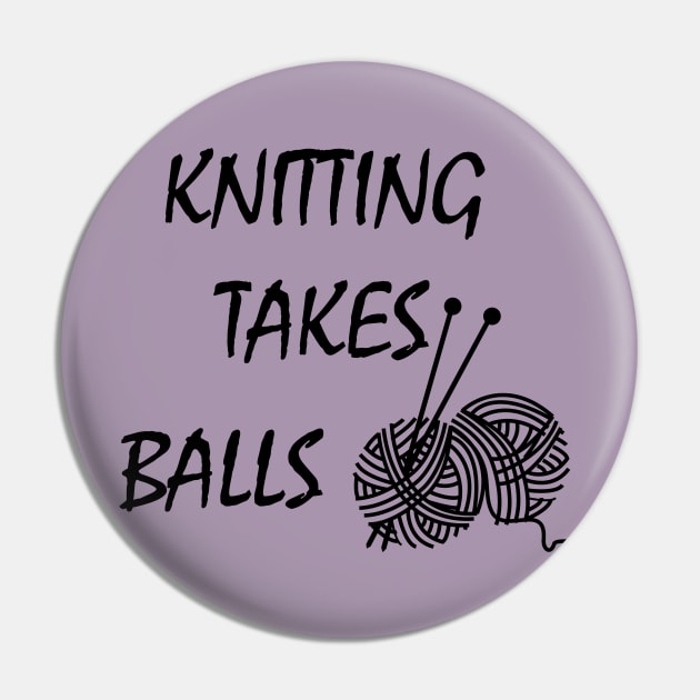 Knittng takes balls Pin by DunieVu95