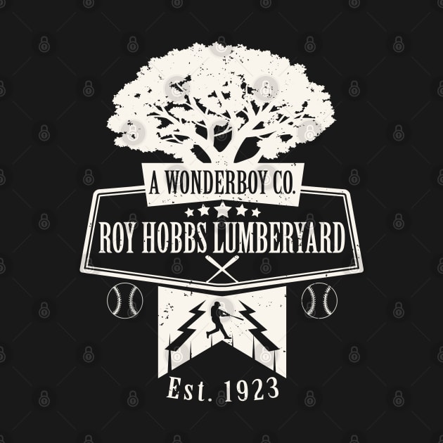 Roy Hobbs Lumberyard by Alema Art