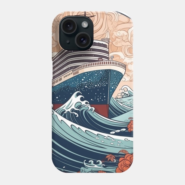 Cruise Ship Dreams: Let Your Imagination Take You on a Journey Phone Case by CreativeWidgets