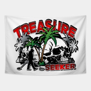 Treasure Seeker Metal Detecting Tapestry