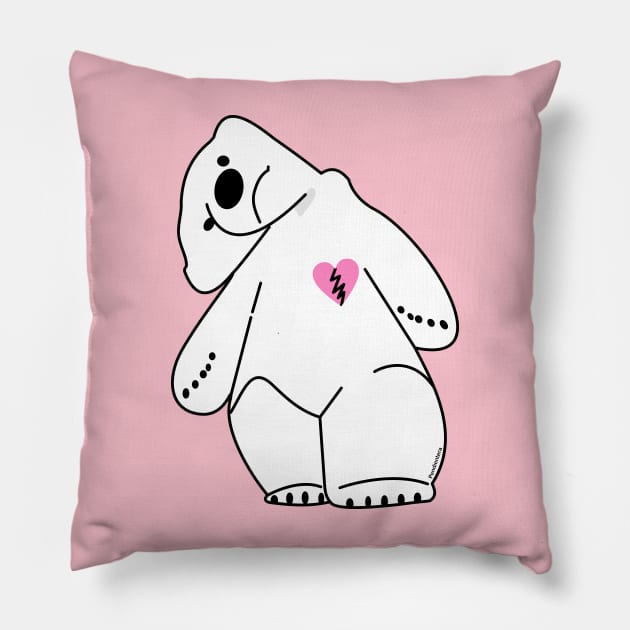 Oso perjudicado Pillow by Pendientera