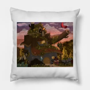 Amphibia scene Pillow