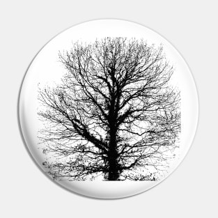 Black tree Pin