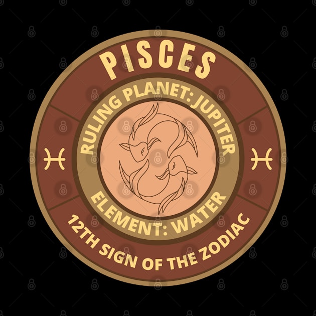 Zodiac signs Pisces by InspiredCreative