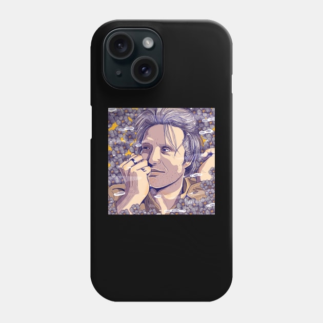 Mads Mikkelsen. Hannibal illustration art Phone Case by nanaminhae