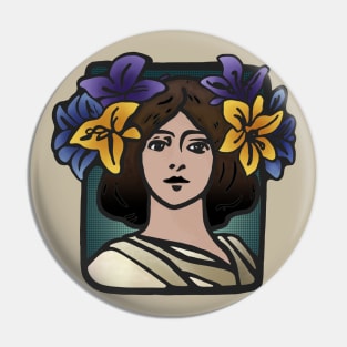 Flora - Goddess of Flowers Pin