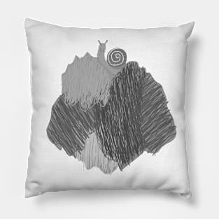 Snail On Whatever CUSTOM SPIRAL Pillow