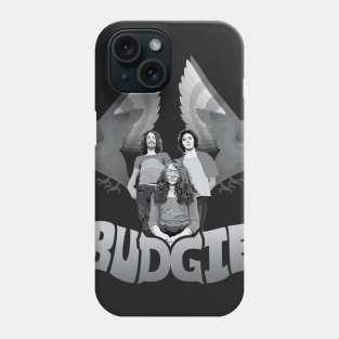 Budgie (Black and White) Phone Case