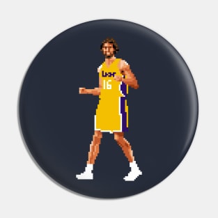 Pau Gasol Pixel Celebration Pin