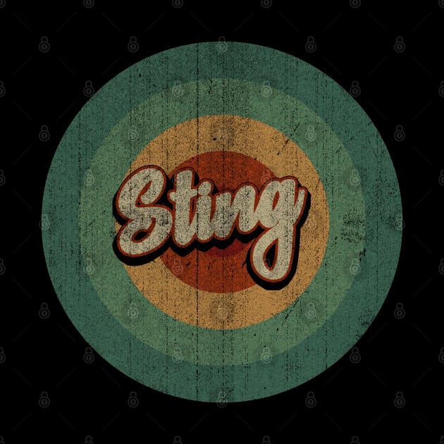 Circle Retro Vintage Sting by Jokowow