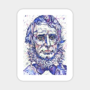 HENRY DAVID THOREAU watercolor and ink portrait Magnet