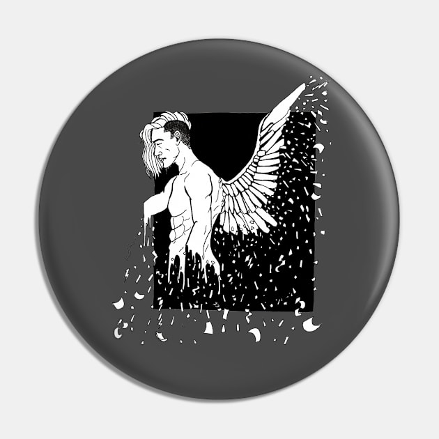 Broken Angel Pin by Scullenary