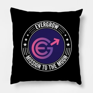 Vintage Evergrow Crypto EGC Coin To The Moon Crypto Token Cryptocurrency Wallet Birthday Gift For Men Women Kids Pillow