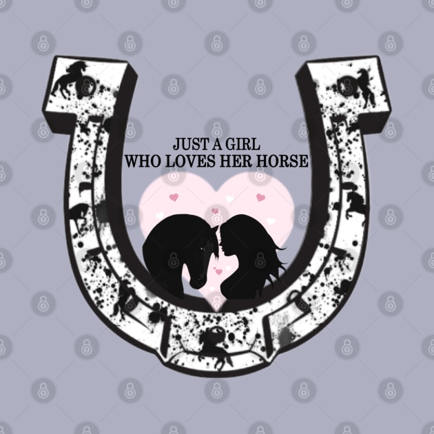 Horseshoe. Horse Lover by KC Morcom aka KCM Gems n Bling aka KCM Inspirations