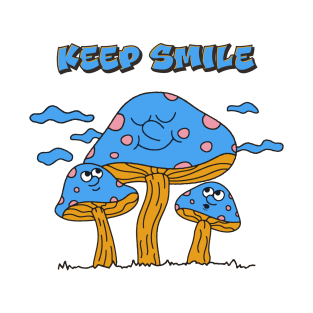 Keep Smile Mushroom T-Shirt