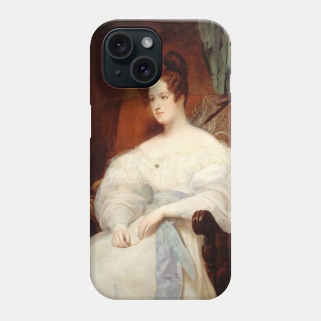 Portrait Presume de la Princesse Louise d'Orleans by Ary Scheffer Phone Case by Classic Art Stall
