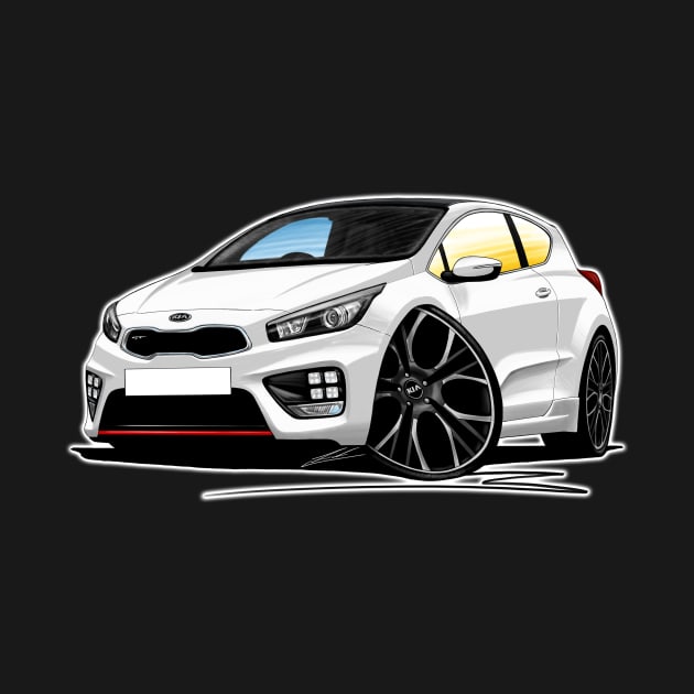 Kia Pro Ceed GT White by y30man5