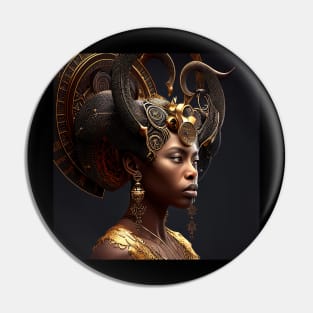 Afro-Futuristic Zodiac-Capricorn Pin