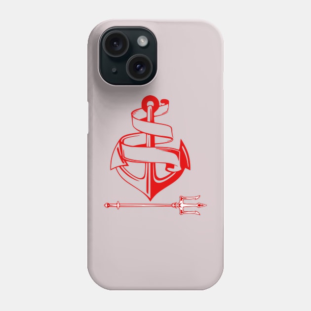 Anchor & Trident Phone Case by HelenarShop