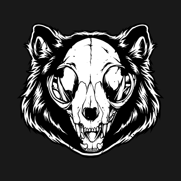 Cat skull by vhiente