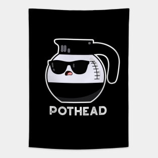 Pothead Cute Coffee Pot Pun Tapestry