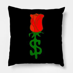 rose dollar Pillow