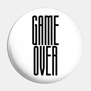 Game Over Pin