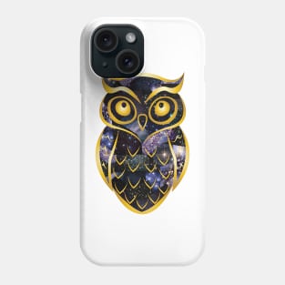 Cosmic Night Owl Phone Case