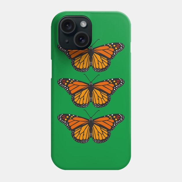 Monarch butterflies Phone Case by Jennifer Ladd