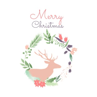 Decorative Magical Elegant Modern Merry Christmas T-Shirt