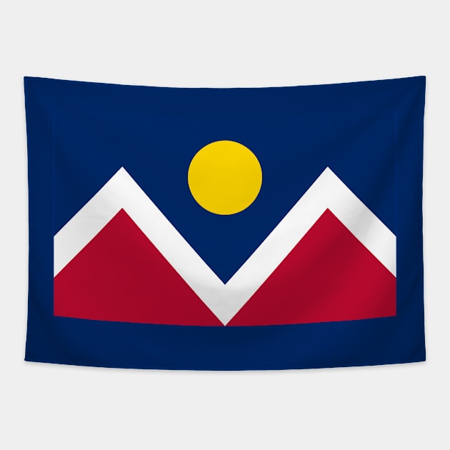 Flag of Denver, Colorado Tapestry by brigadeiro